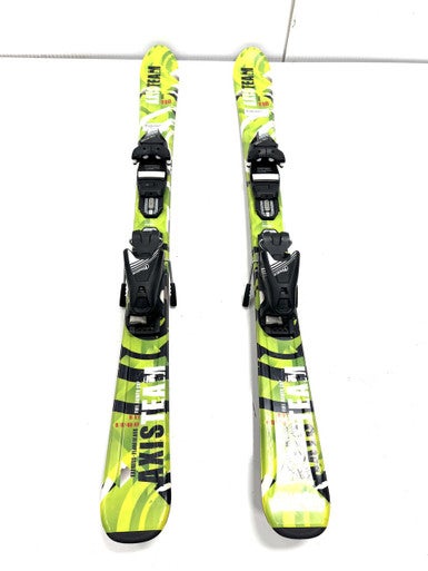 Used AXIS TEAM 110 Boys DH Ski/Binding Green 110 cm 11860-S000300192