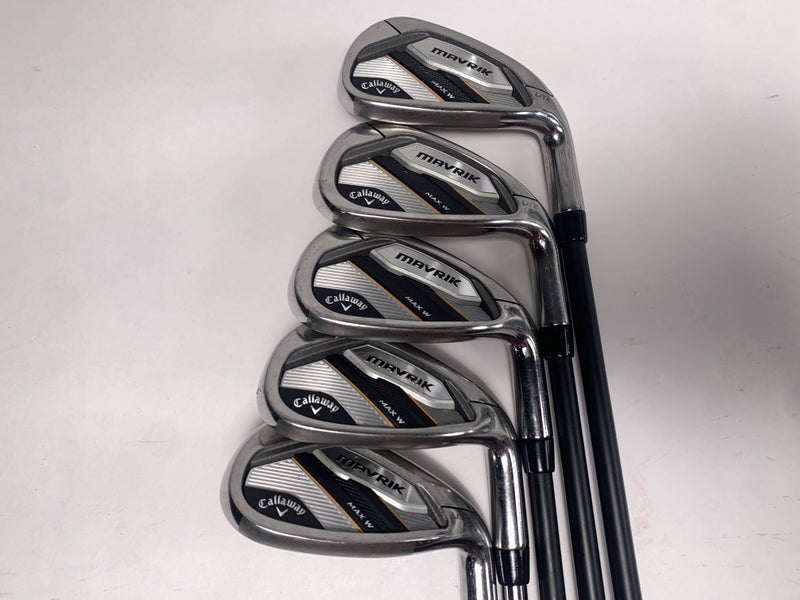 Callaway Mavrik Max Womens Iron Set 7-PW+SW UST Mamiya Helium 40LLI Ladies RH