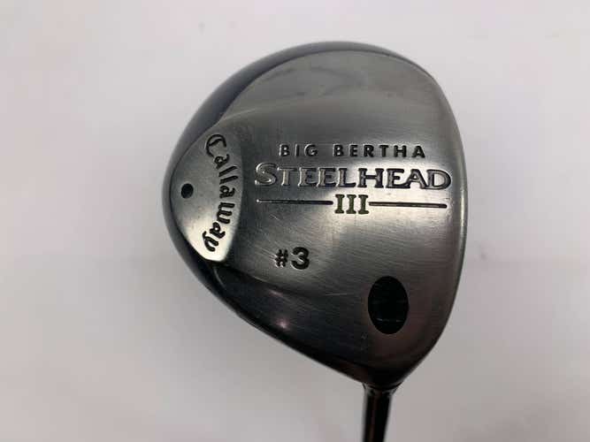 Callaway Steelhead III 3 Fairway Wood 15* System III Regular Graphite Mens RH