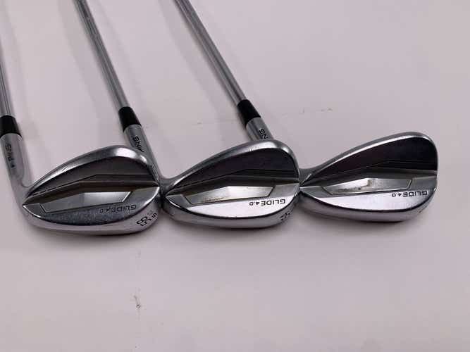 Ping Glide 4.0 Wedge Set 50* 12 54* 12 58* 10 Black Dot AWT 2.0 Wedge Mens RH