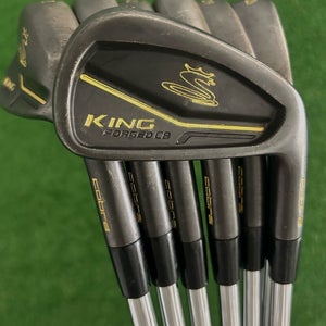 Cobra King Forged CB / MB Black Iron Set 4-P / KBS Tour 130 X Extra Stiff