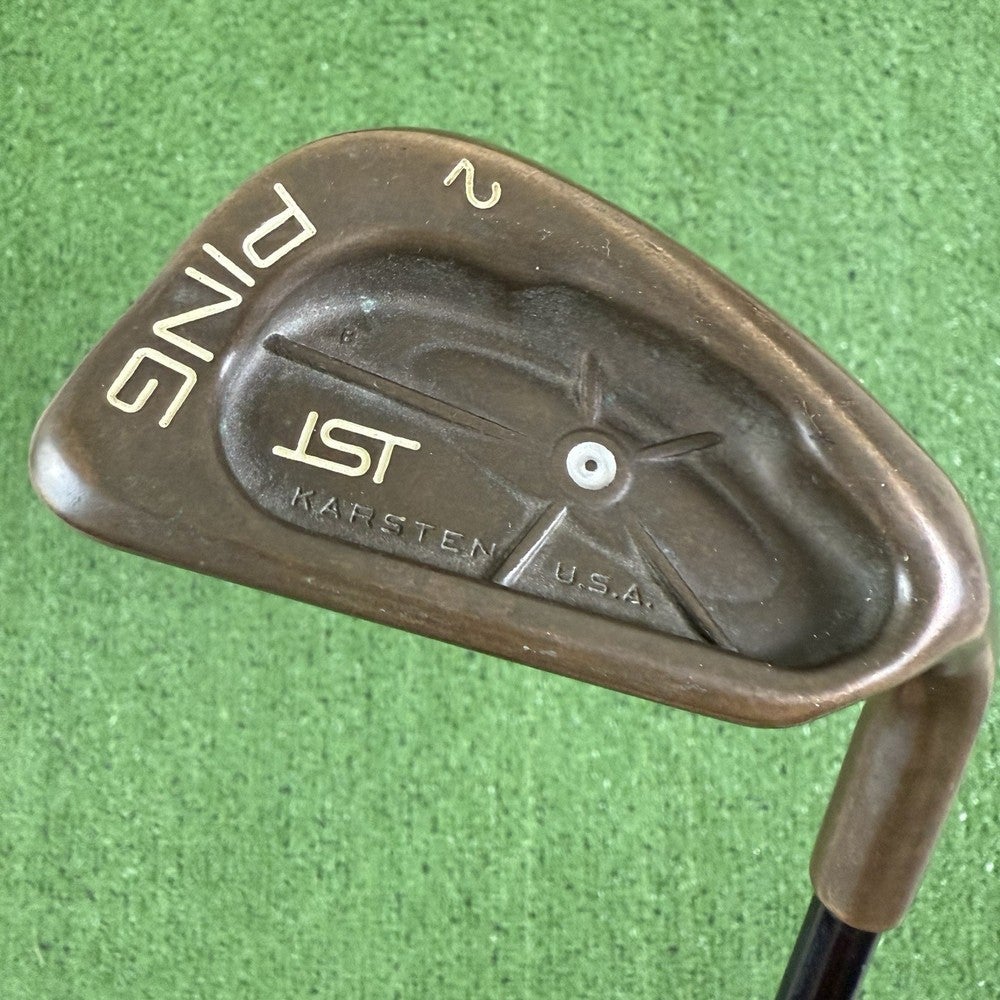 Ping ISI Nickel Black Dot SW Sand Wedge Karsten Z-Z65 Steel Stiff