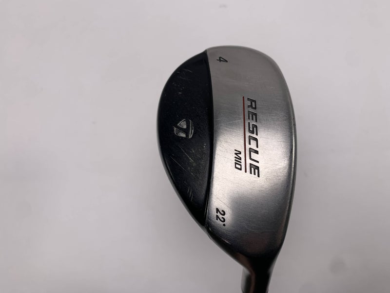 TaylorMade Rescue Mid 4 Hybrid 22* Stiff Graphite Mens RH