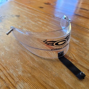 Used Cascade goalie throat guard