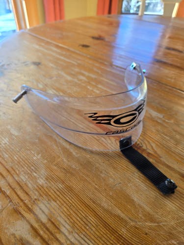 Used Cascade goalie throat guard