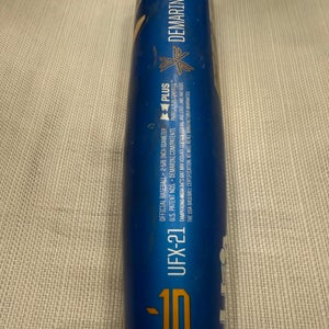 2021 DeMarini CF Composite USABat Certified Bat (-10) 21 oz (Used)