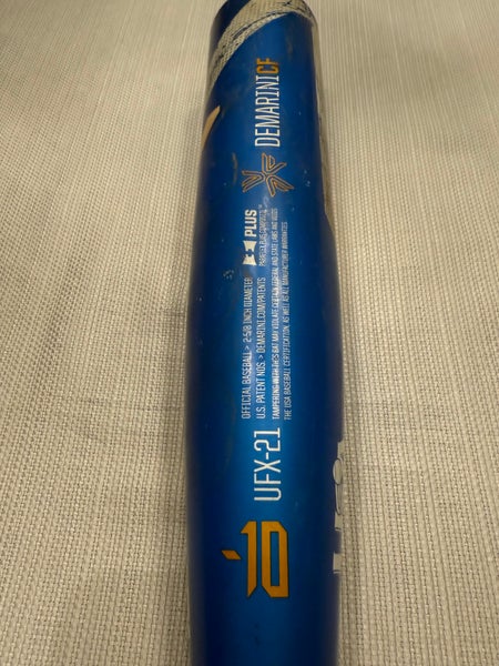 2021 DeMarini CF Composite USABat Certified Bat (-10) 21 oz (Used)