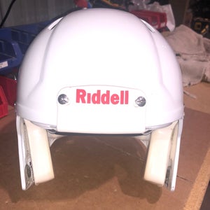 USED RIDDELL SPEED ADULT HELMET - SMALL - METALLIC WHITE - REJECT