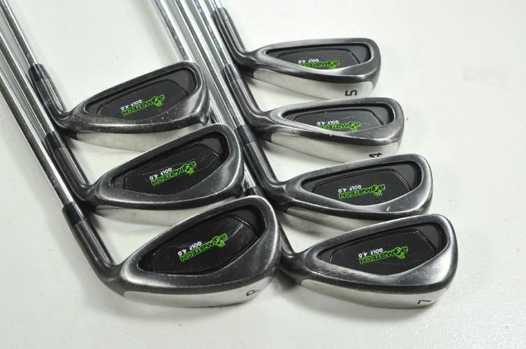 Bombtech 4.0 Black 4-PW Iron Set Stiff Flex Right Steel # 204695
