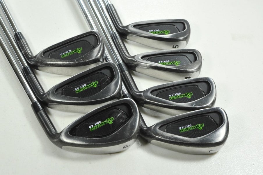 Bombtech 4.0 Black 4-PW Iron Set Stiff Flex Right Steel # 204695