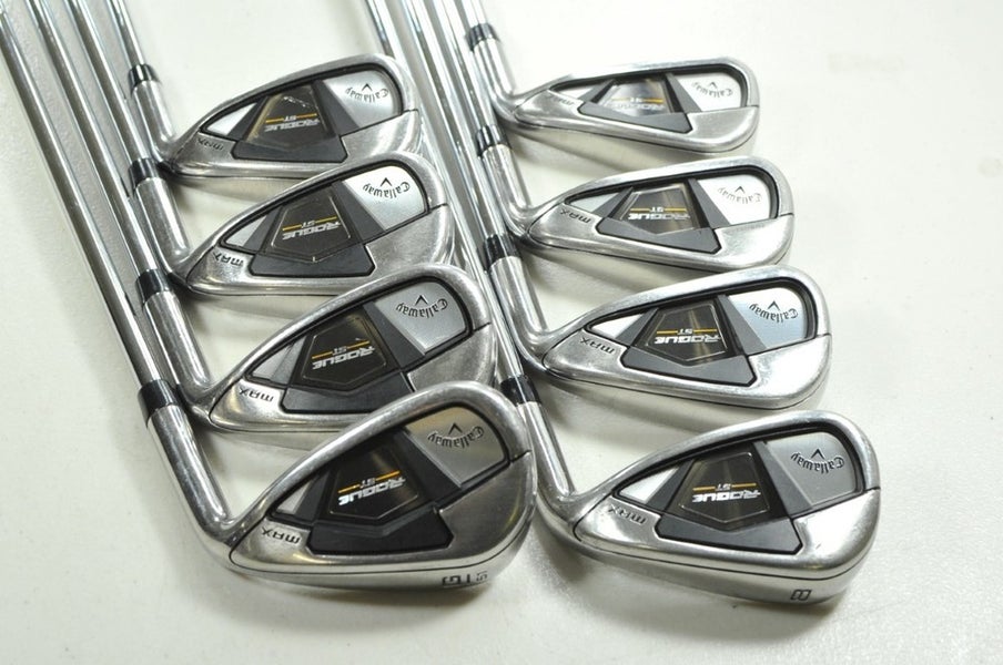 Callaway Rogue ST MAX 5-PW,AW,GW Iron Set Regular Flex Right MPH Steel # 195573