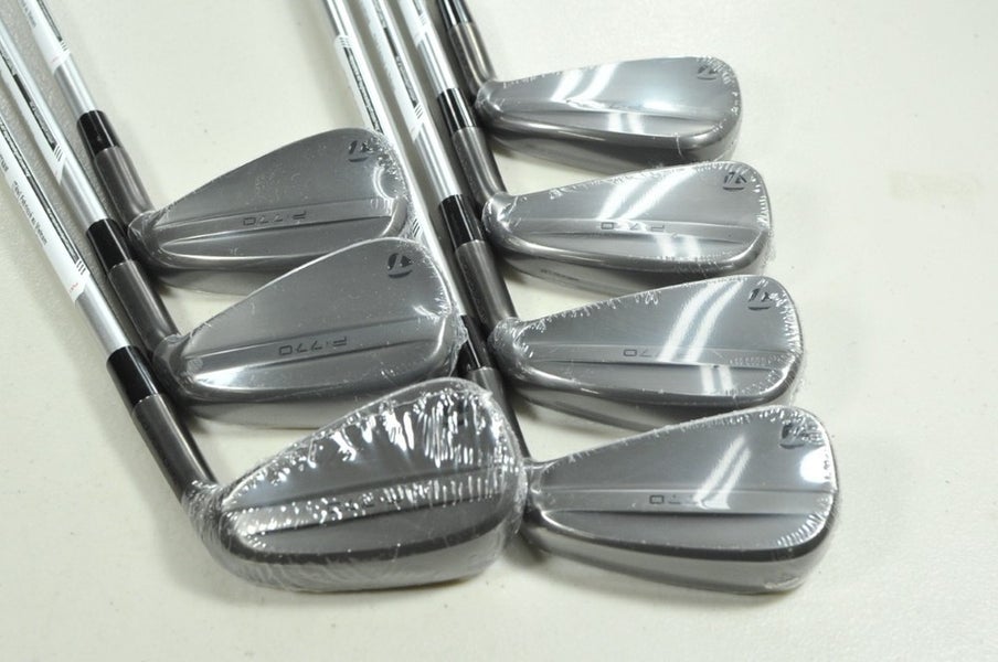 TaylorMade P770 2025 Battle Worn 4-PW Iron Set Stiff Flex RH KBS Steel # 205159