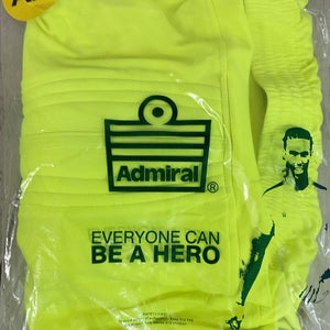 Admiral Pure Goalkeepers Base Layer Shorts Adult Small Dual Thigh Padding Yellow
