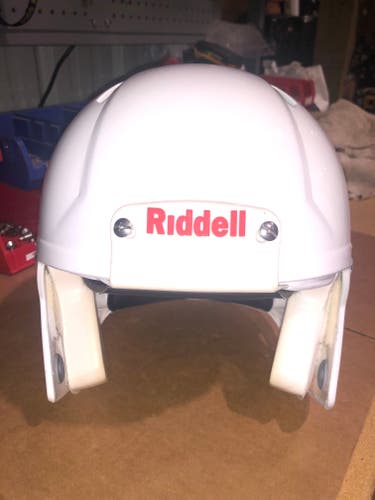USED RIDDELL SPEED ADULT HELMET - SMALL - METALLIC WHITE - REJECT