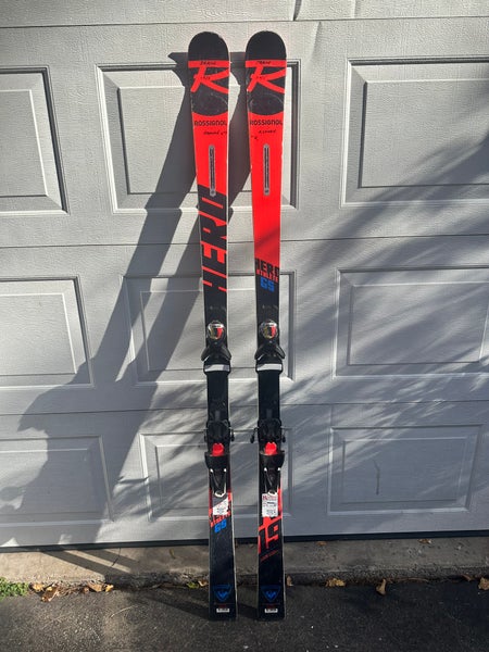 Rossignol Hero Athlete GS 165 cm Racing Skis With Bindings (Used)