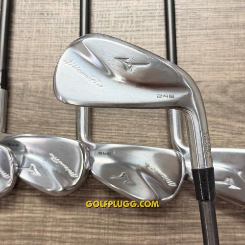 Mizuno Pro 245 Iron Set 4PW / Steelfiber, Stiff Flex (50)