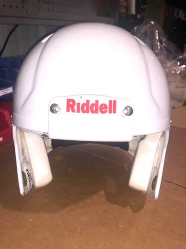 USED RIDDELL SPEED ADULT HELMET - LARGE - METALLIC WHITE - REJECT