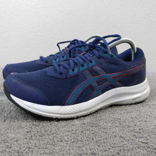 Asics Gel Contend 8 Mens Size 8 Running Shoes Blue Low Top Lace Up