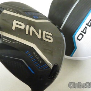 PING G440 MAX Driver 9° TOUR 2.0 Black 65 X-Flex +Cover .. NICE