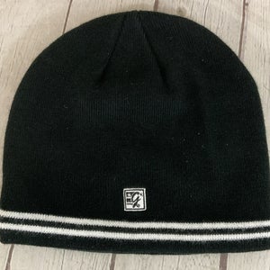 The Game Beanie Hat Black White OSFM