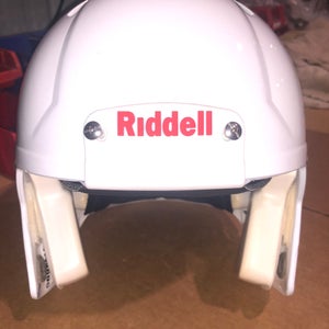 USED RIDDELL SPEED ADULT HELMET - MEDIUM - METALLIC WHITE - REJECT