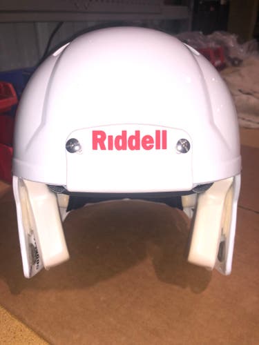 USED RIDDELL SPEED ADULT HELMET - MEDIUM - METALLIC WHITE - REJECT