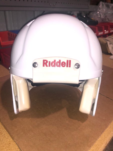 USED RIDDELL SPEED ADULT HELMET - LARGE - METALLIC WHITE - REJECT
