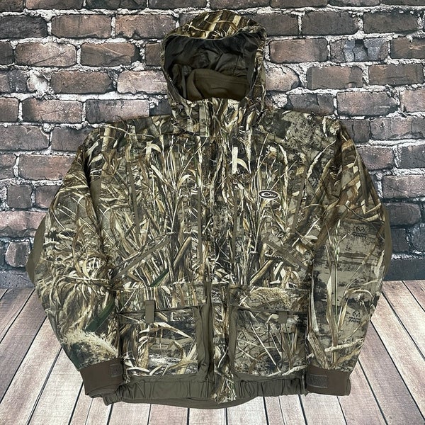 Drake Waterfowl 3-in-1 Realtree Max-5 Magnattach Camo Coat Jacket Mens Size XL