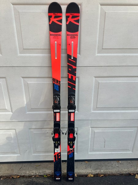 Rossignol Hero Athlete GS Pro 158 cm Racing Skis With Bindings (Used)