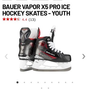 2023 Bauer Vapor X5 Pro Hockey Skates Regular Width 13.5 (Used)