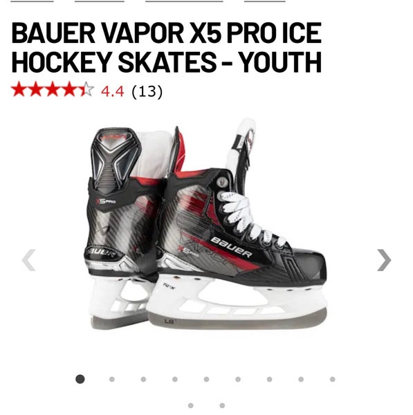 2023 Bauer Vapor X5 Pro Hockey Skates Regular Width 13.5 (Used)