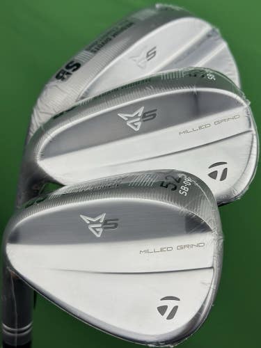 TaylorMade 2025 MG5 Wedge Set LEFT Hand 52-09*, 56-12*, 60-10* Steel LH NEW!