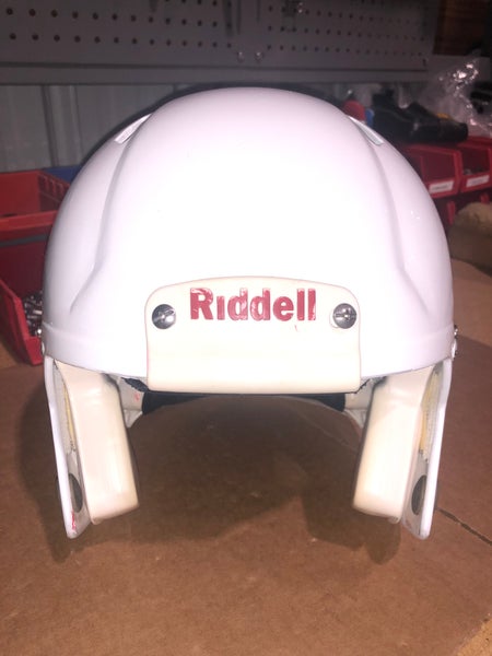 USED RIDDELL SPEED ADULT HELMET - LARGE - METALLIC WHITE - REJECT