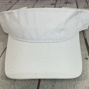 OC Outdoor Caps 104915 Adult's Adjustable Visor Hat White OSFM