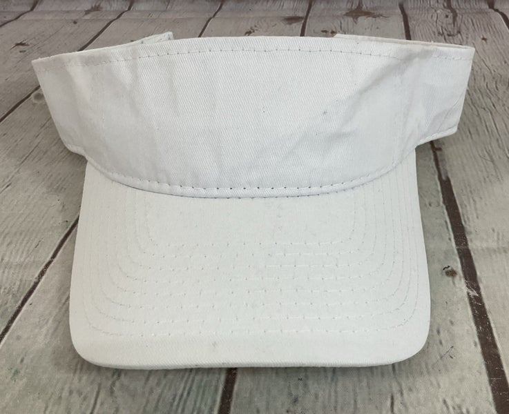 OC Outdoor Caps 104915 Adult's Adjustable Visor Hat White OSFM