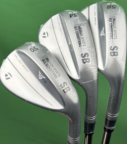 TaylorMade 2025 MG5 Wedge Set Right Hand 50-09*, 54-12*, 58-10* Steel RH NEW!