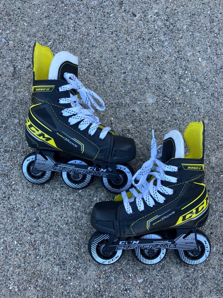 Youth CCM Super Tacks 9350 Inline Skates Regular Width Size 12 (Used)