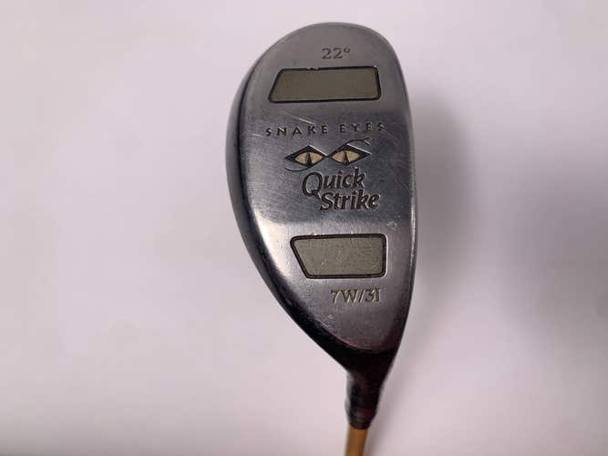 Snake Eyes Quick strike Hybrid 22* ProForce 65 ATR Stiff Graphite Mens RH