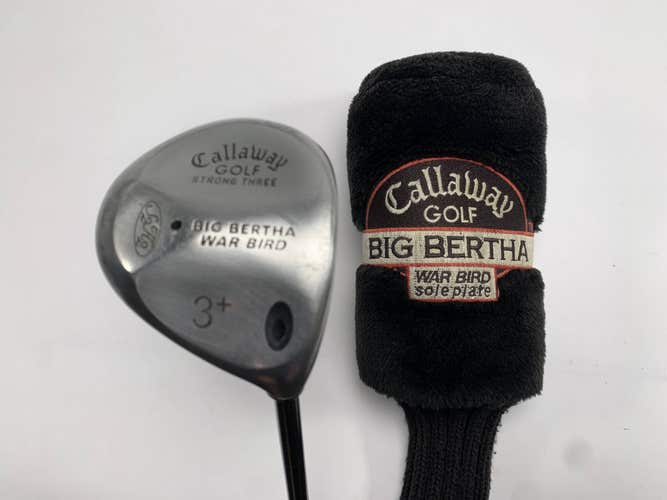 Callaway Big Bertha Warbird 3+ Fairway Wood RCH 96 Firm Graphite Mens RH HC