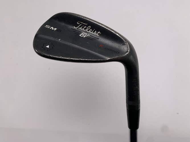 Titleist Vokey SM6 Jet Black Gap Wedge GW 52* 12 Bounce Wedge Steel Mens RH