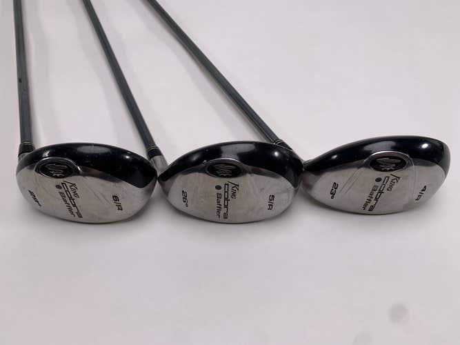 Cobra Baffler 2005 Hybrid Set 4 5 6 23* 26* 29* Aldila NV HL 65g Regular Mens RH
