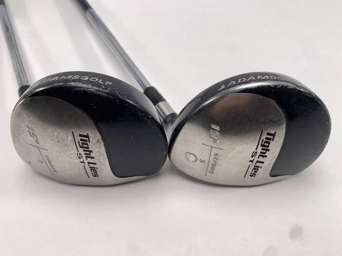 Adams Tight Lies ST 3 & 5 Fairway Wood Set 15* 19*  BiMatrx Rxi Mens RH