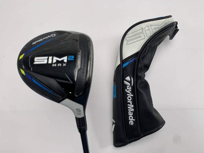 TaylorMade SIM2 MAX 5 Fairway Wood 18* Fujikura Ventus Blue 6-S Stiff RH HC
