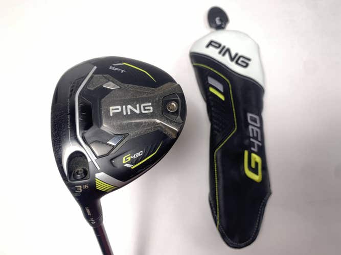 Ping G430 SFT 3 Fairway Wood 16* Tour 2.0 Black 75g Stiff Graphite Mens LH HC