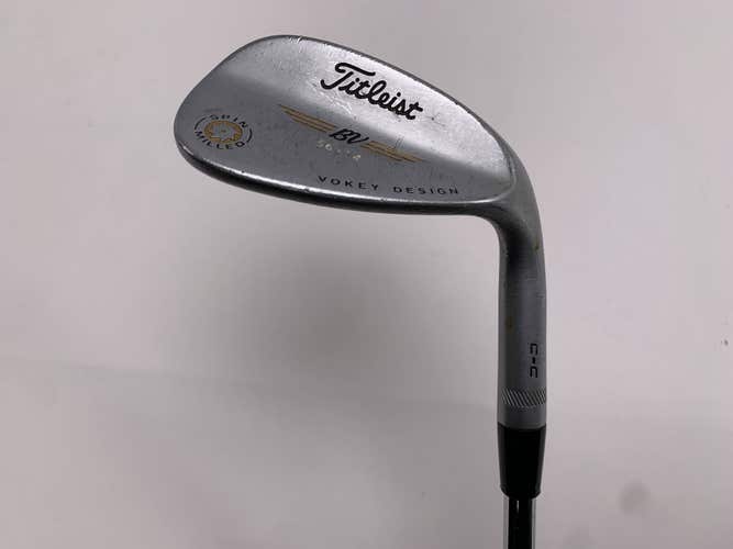 Titleist Vokey Spin Milled CC Chrome Sand Wedge SW 56* 14 Wedge Steel Mens RH