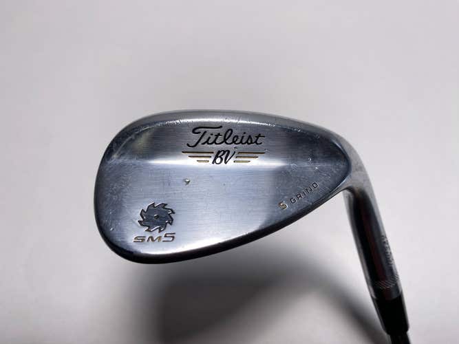 Titleist Vokey SM5 Tour Chrome Lob Wedge LW 60* 7 Bounce Wedge Steel Mens RH