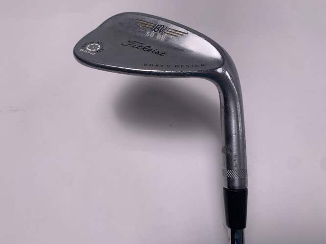 Titleist Vokey Spin Milled SM4 Chrome Gap Wedge GW 50* 8 Project X Mens RH +.5"