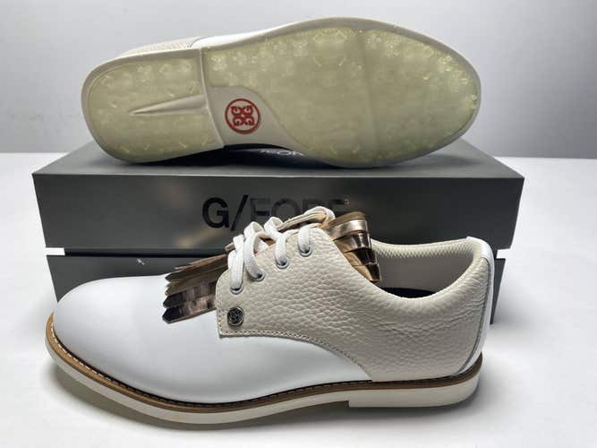G/FORE Kiltie Gallivanter Golf Shoes White Women's SZ 9 (SW1717522KT)
