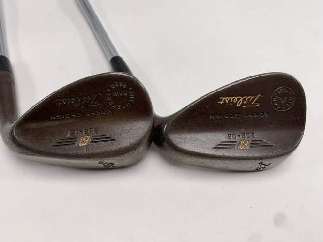 Titleist Vokey Oil Can Wedge Set 52* 6 | 58* 12 DG Wedge Steel Mens RH