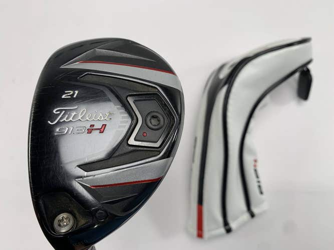 Titleist 913 H 4 Hybrid 21* Diamana Blue S+82 HY 82g Stiff Graphite Mens LH HC